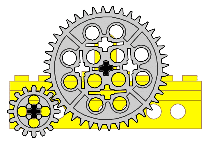 an example of meshing gears